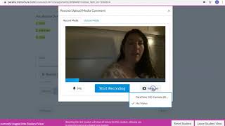 How to submit a Voice Recording Assignment in Canvas