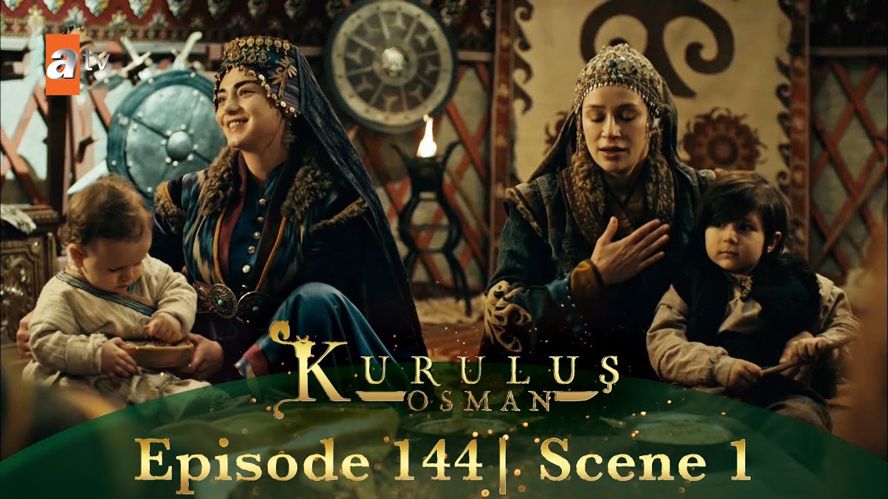 Kurulus Osman Urdu | Season 3 Episode 144 Scene 1 | Bachon ke liye dua...