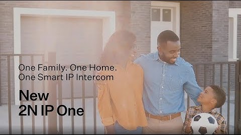 2N IP One - One Family. One Home. One Smart IP Intercom (ad v3)