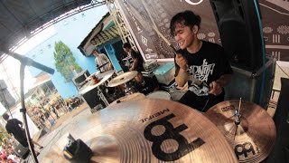 DEAD WITH FALERA - Ambigu LIVE at Purbalingga (Drumview)