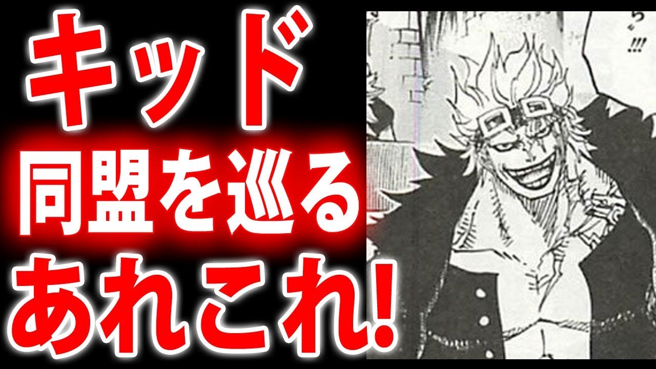 ワンピース キッド アプー ホーキンス 同盟を巡るあれこれ Youtube