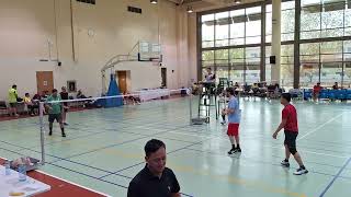 SBAHCBC #badminton #tournament for a cause MD Flight A - Fahad / Ryu vs Jerl Ayn / George