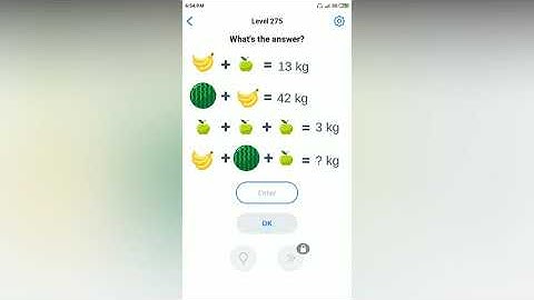 Easy Game - Whats the answer? - Level 275 solution
