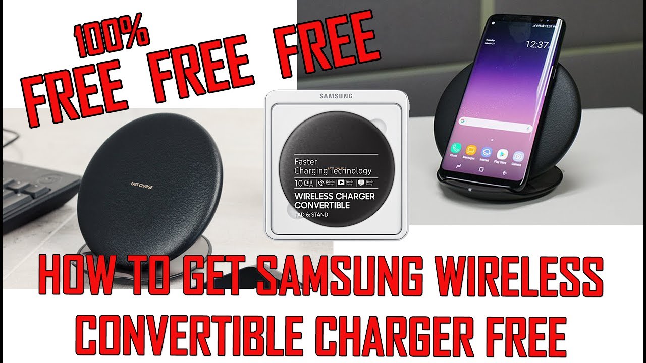 HOW TO REDEEM FREE SAMSUNG S8 WIRELESS CHARGING PAD YouTube