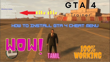 How to Install GTA 4 Cheat Menu ||GTA 4 Trainer Install in Tamil || Help Me to reach 100 Subscribers