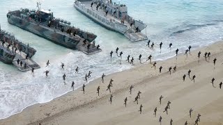 How 1000s of US Marines Perform Massive Beach Invasions From Sea