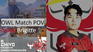 CHIYO BRIGITTE POV on BUSAN Overwatch League Atlanta Reign vs Boston Uprising