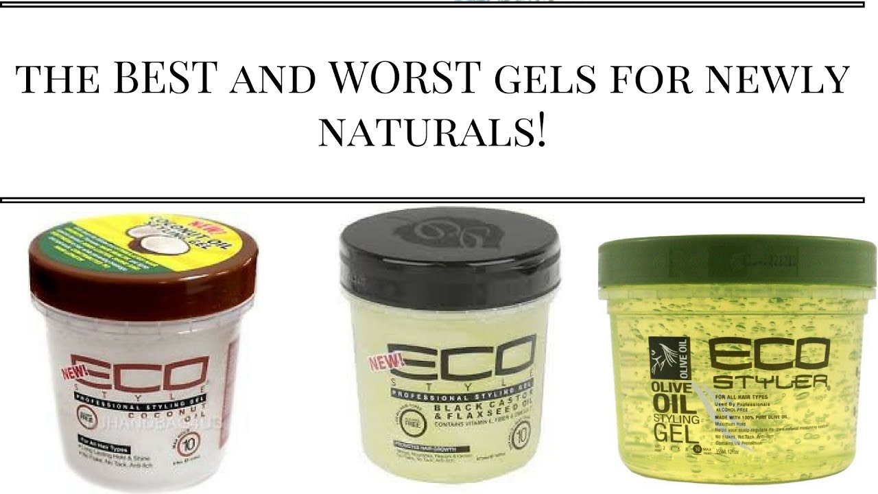 The BEST and WORST gels for natural hair!!!! (Eco Style Reviews) YouTube