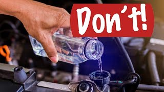 Antifreeze or Water in Radiator | Is It Safe to Use Regular Water Instead of Coolant