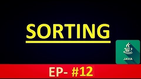 Java Tutorial: Bubble Sorting in JAVA Program.