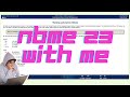 Nbme 23 with me  how to sign up for nbme  1 hour 15 minutes x 4 sections