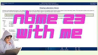 NBME 23 with me | How to sign up for NBME | 1 hour 15 minutes x 4 sections