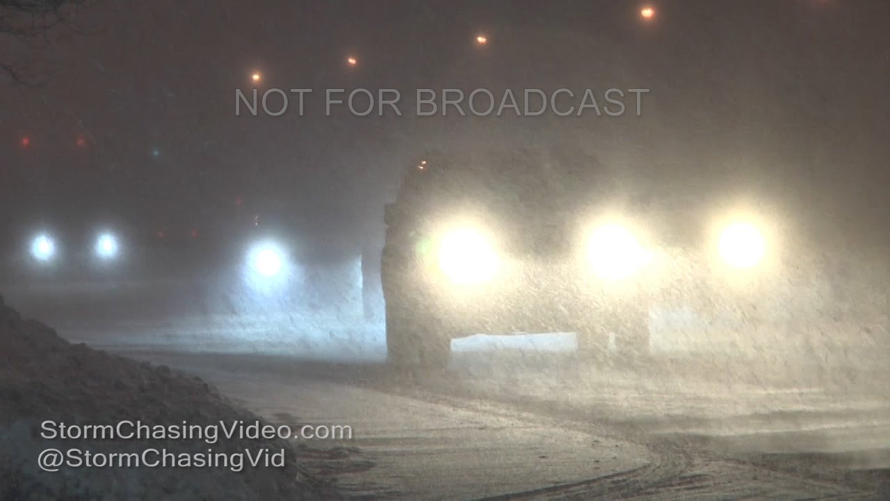 Heavy Snow on Interstate 94 from Ann Arbor, MI to Battle Creek, MI - 12/14/2016
