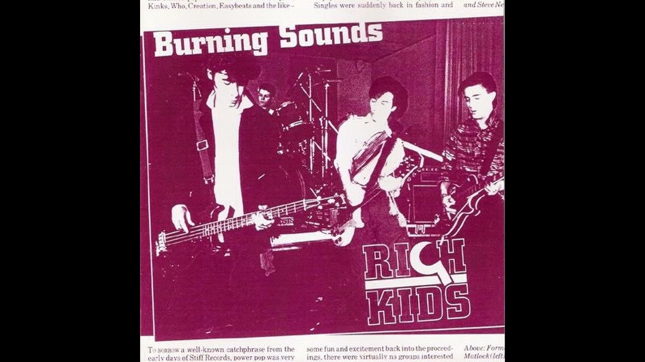 RICH KIDS リッチ・キッズ　輸入12inchレコード　1978年 On this day in 1978, Rich Kids self-titled single debuted on the