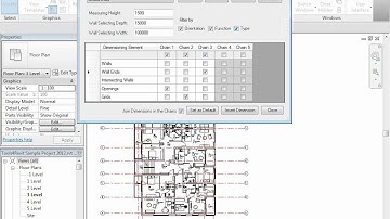 Revit tools4revit Quick Dimension extension quickly create dimensions by predefined configuration
