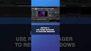 🎬 How to Reopen Closed Windows in VSDC #shorts