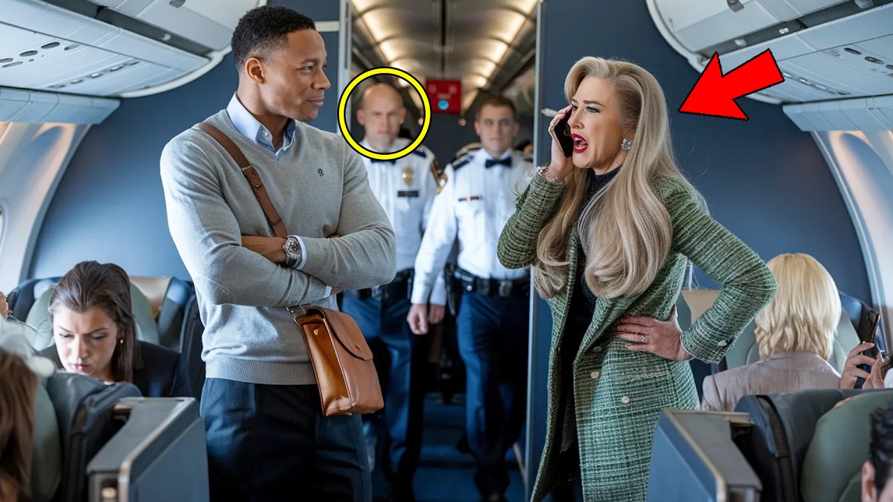 Rich Woman Calls Security on Black Passenger — Shocked When Captain Announces His Real Identity...
