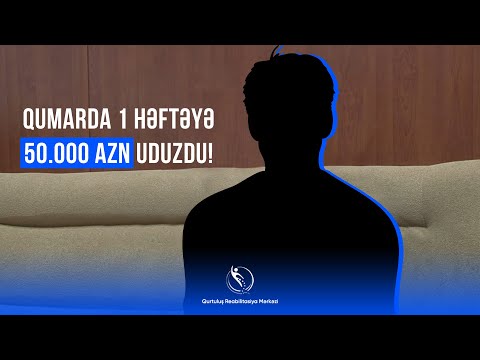 Qumarda bir həftəyə 50.000 manat uduzdu