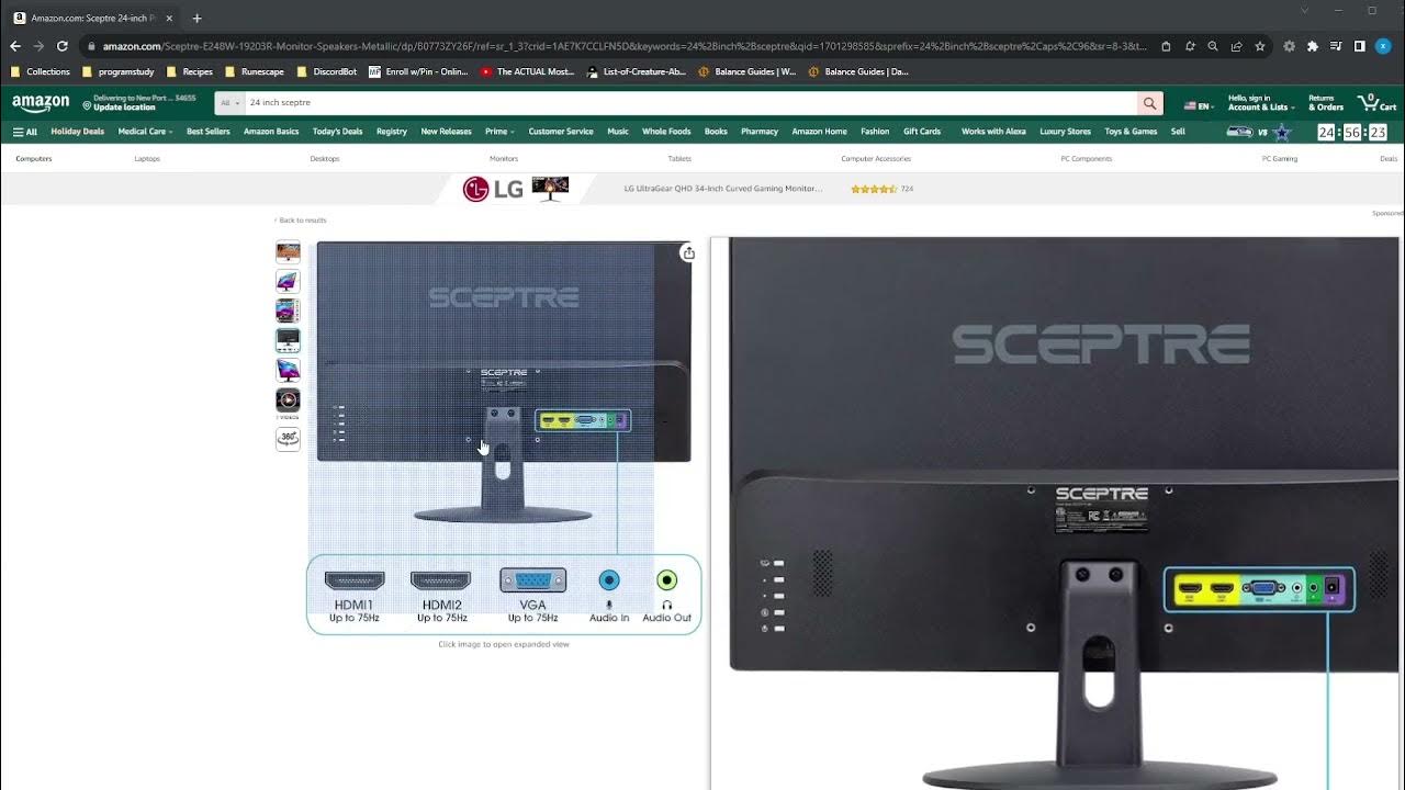 Sceptre Computer Monitor no signal with HDMI YouTube