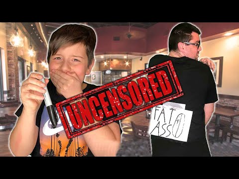 Kid Temper Tantrum Writes Swear Word Note On Dad S Back Uncensored Version 