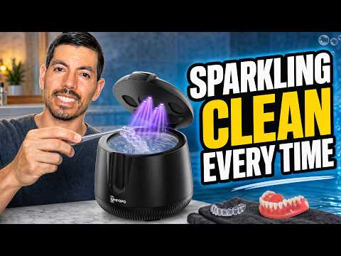 Video thumbnail: UMPOPO Ultrasonic Retainer Cleaner Machine 48kHz Review: Does the Cordless Pod Deliver?