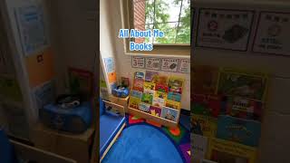 Discover our cozy library corner, featuring our special All About Me books! 📚✨ Each kiddo has thei