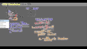 CPM Precalculus 1-50 - Solve a triangle