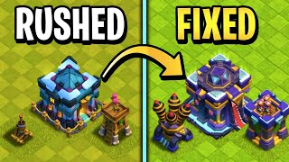 The FASTEST Way to Fix a Rushed Base in Clash of Clans!