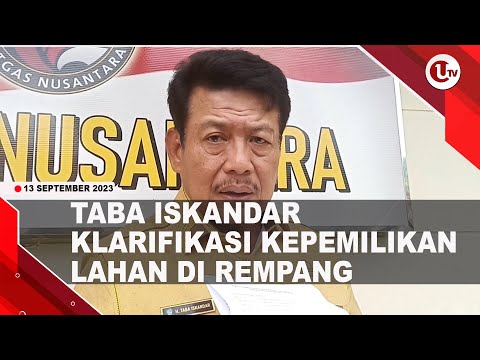 TABA ISKANDAR PENUHI PANGGILAN POLDA TERKAIT STATUS LAHAN DI REMPANG | U-NEWS