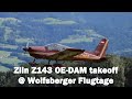 Zlin z143 oedma takeoff  wolfsberger flugtage