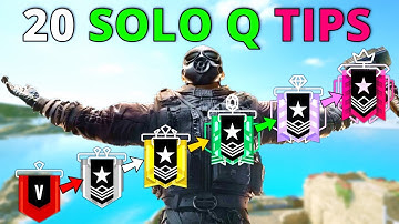How To SOLO Q Correctly in Rainbow six siege