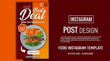 Design Fast Food Poster in Photoshop | Photoshop Tutorial