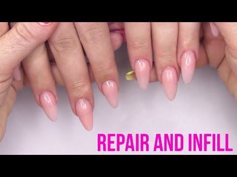 SPLIT NAIL REPAIR AND FULL HAND INFILL - Step-by-Step-Tutorial