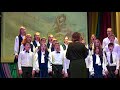Выступление вокального отделения на  концерте в честь 35-летия Медвежье-Озерской школы искусств