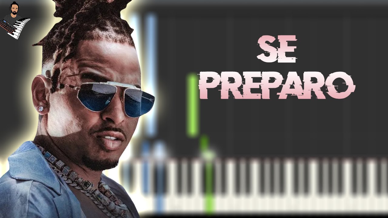 Ozuna - Se preparó | Instrumental Piano Tutorial / Partitura / Karaoke / MIDI