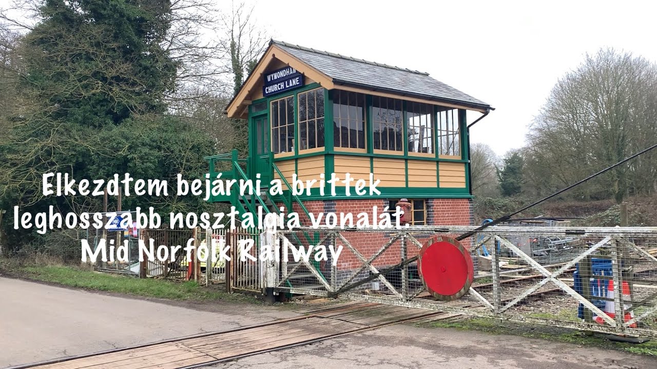 Anglia leghosszabb nosztalgia vonala, a Mid Norfolk Railway mentén barangoltam egy kicsit.