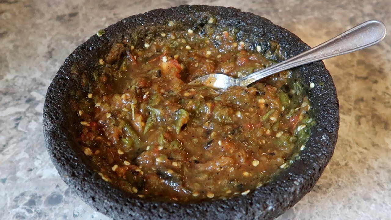 Chile del Molcajete| Receta 100% Mexicana - YouTube