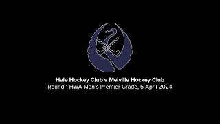 Hale Hockey Club v Melville Hockey Club - Round 1 Men’s Premier Grade
