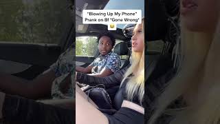 Blowing Up My Phone Prank On Bf