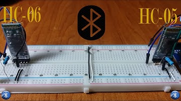 Make a communication between HC-05 and HC-06 Bluetooth modules with Arduino