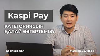 Kaspi Pay категориясын қалай өзгертеміз? Kaspi Pay-ге браузер арқылы кіру