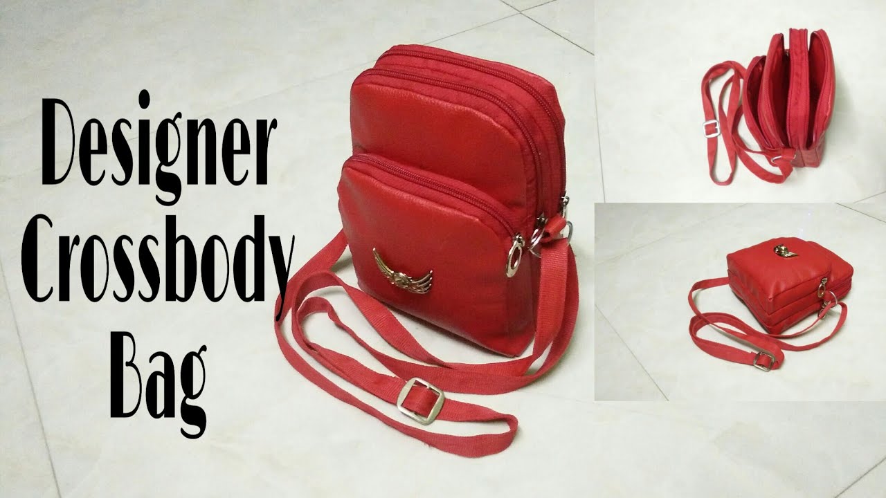 DIY : Designer Crossbody Bag (Sling Bag) Tutorial By Anamika Mishra....