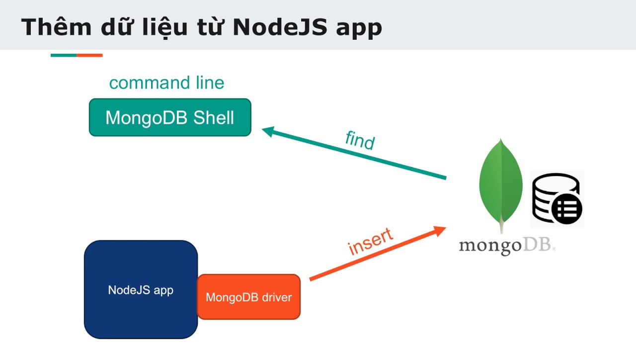 Thêm dữ liệu vào MongoDB từ NodeJS app - YouTube