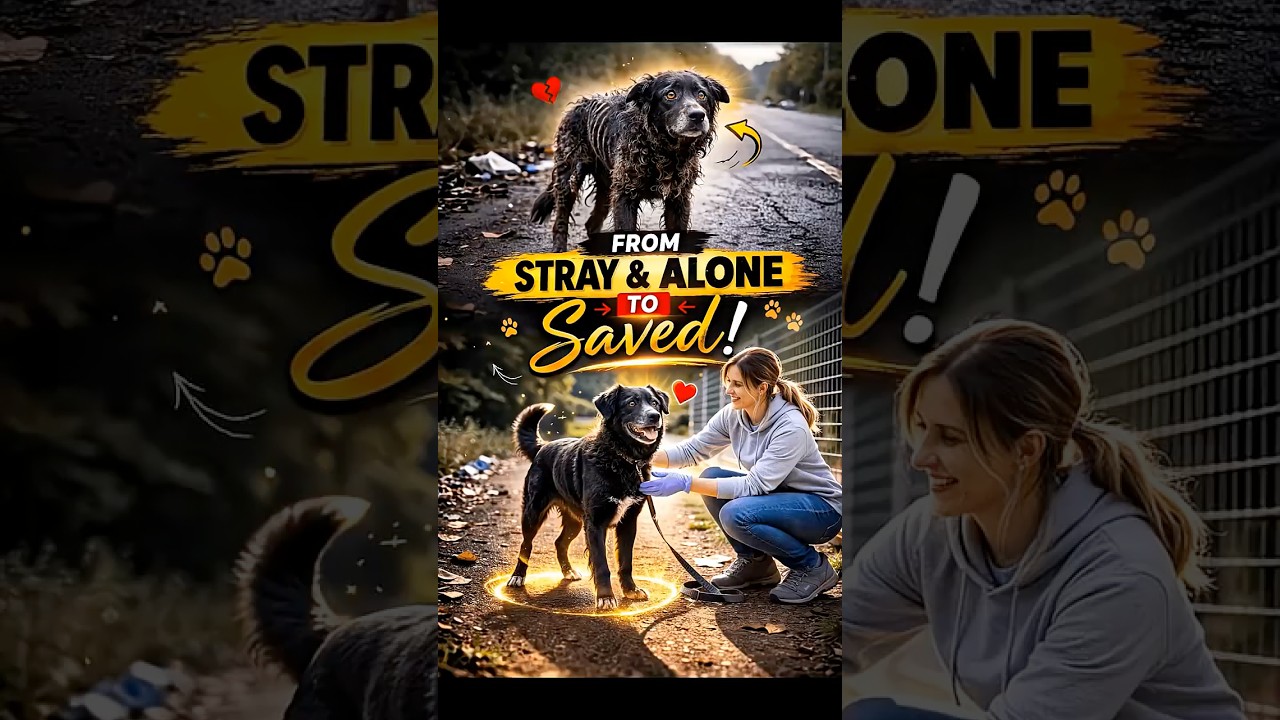 This Stray Dog Was Completely Broken Until She Arrived #dogrescue #animalstories #heartwarming