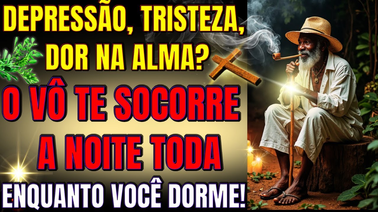 ORAÇÃO de PRETO VELHO pra TE RESGATAR da DEPRESSÃO ENQUANTO DORME 👉Traz de Volta a Alegria de Viver!