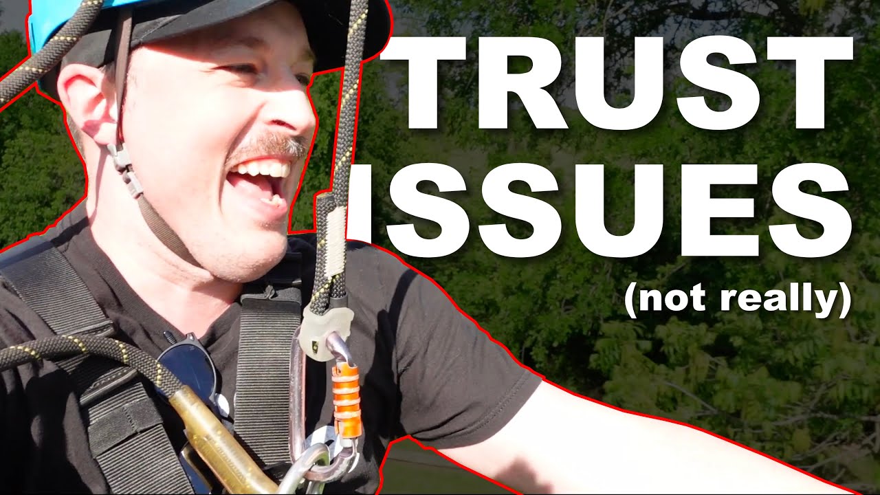 Trust Rope Course Trust Issues: Team building & ropes course - YouTube