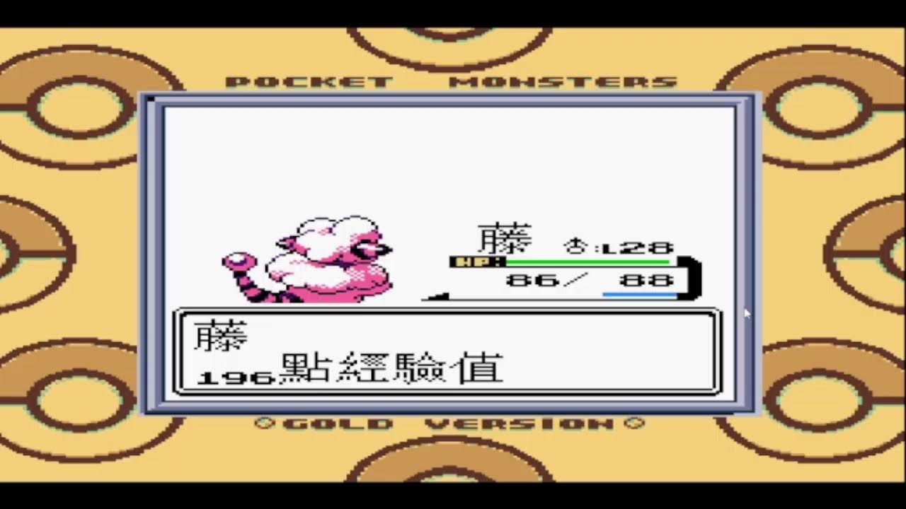 （克羅＆伊莉絲）ＰＣ直播 Pokemon 神奇寶貝 口袋怪獸 寶可夢 二代金銀水晶版：鳳凰 鳳王 金版
