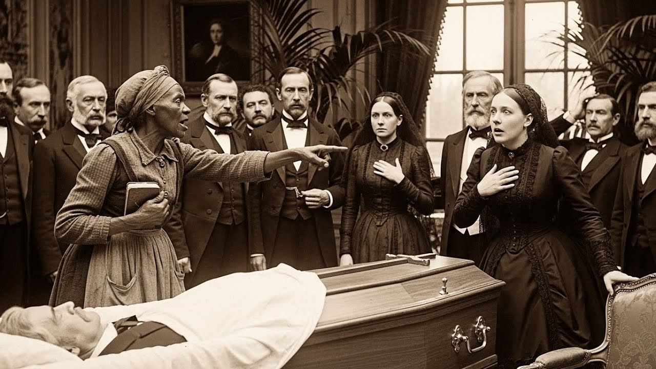 AUX FUNÉRAILLES DU BARON, la plus vieille esclave RÉVÉLA LE SECRET DE 25 ANS — ET LA BARONNE...