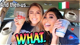 Coffee Taste Test funny us Vs Italy Roxette Arisa  Yes Hipolito