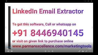 LinkedIn Email Extractor | Digital Marketing | Data Extractor | B2B Data | Marketing